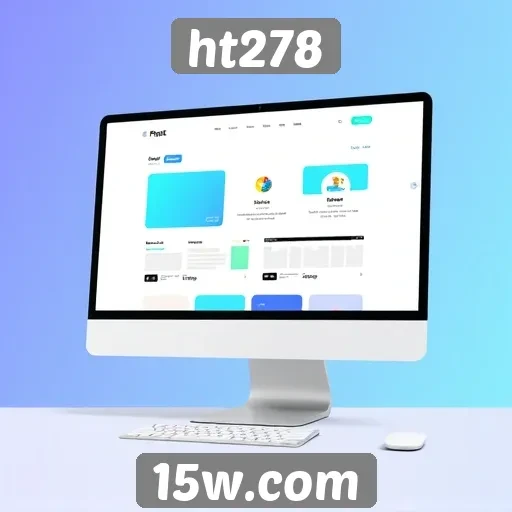 Análise da interface do site ht278